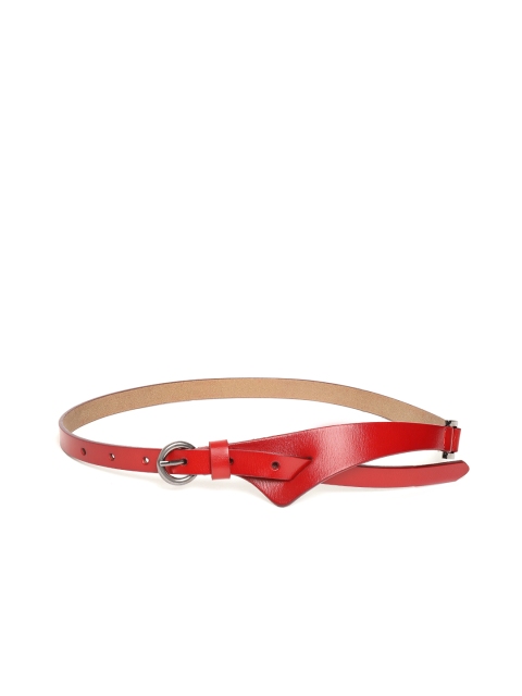 

DressBerry Women Red Solid Belt