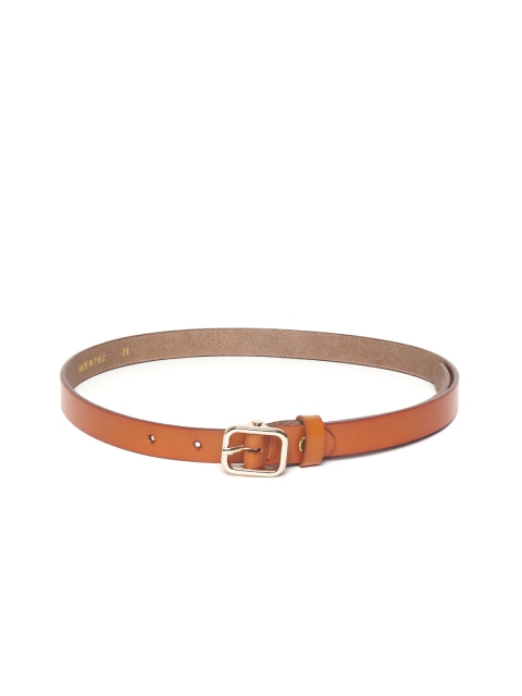 

DressBerry Women Tan Brown Solid Belt