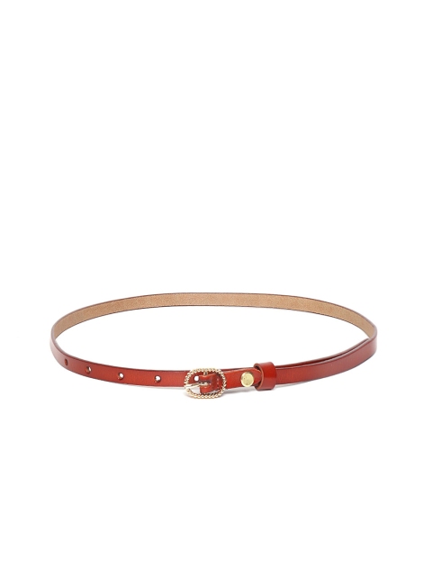 

DressBerry Women Red Solid Belt
