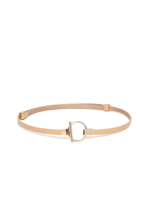 

DressBerry Women Beige Solid Belt