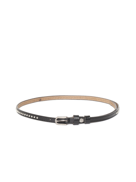 

DressBerry Women Black Embellished Slim Belt
