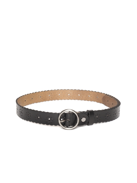 

DressBerry Women Black Cut-Out Belt