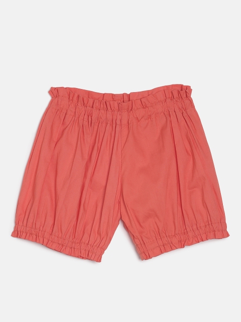 

Aomi Unisex Coral Solid Regular Fit Shorts