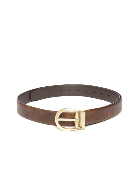 

Titan Men Brown Textured Leather Belt