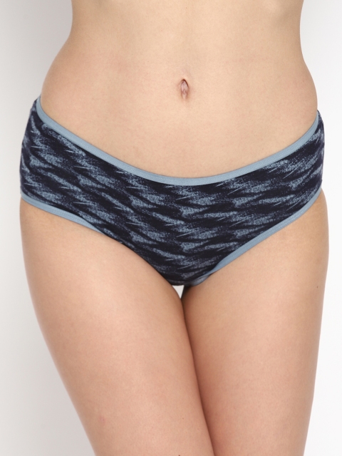 

Skidlers Women Blue Printed Basic Briefs SKD-BRIEF-45