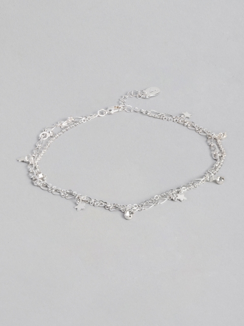 

Accessorize Silver-Toned Starry Charm Bracelet