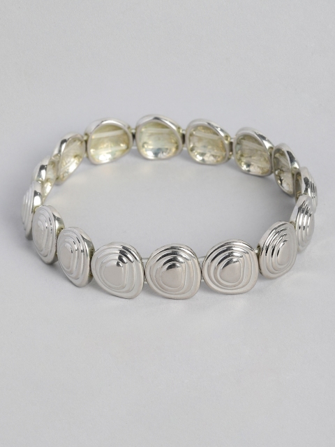 

Accessorize Silver-Toned Elasticated Charm Bracelet