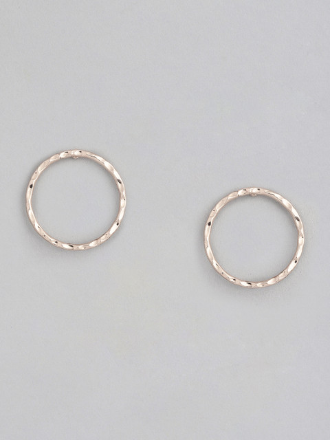 

Accessorize Rose Gold Circular Drop Earrings