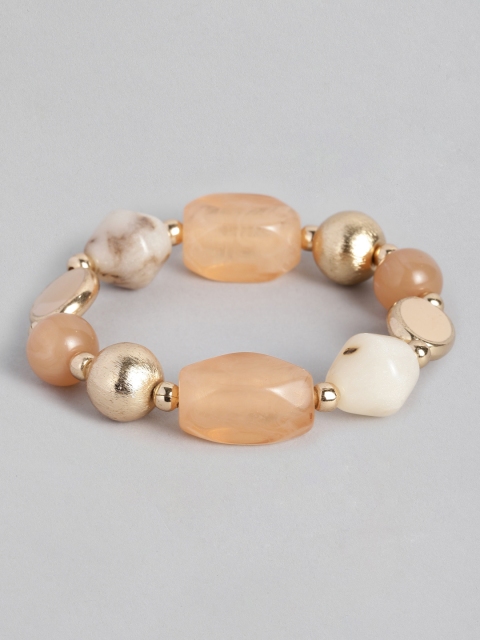 

Accessorize Pink Beaded Elasticated Bracelet