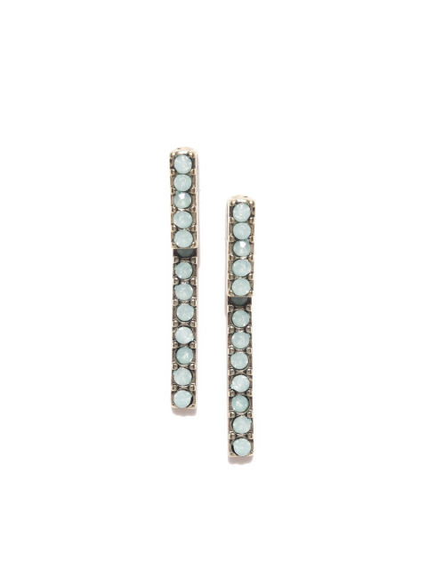 

Parfois Mint Green Stone-Studded Ear Jackets