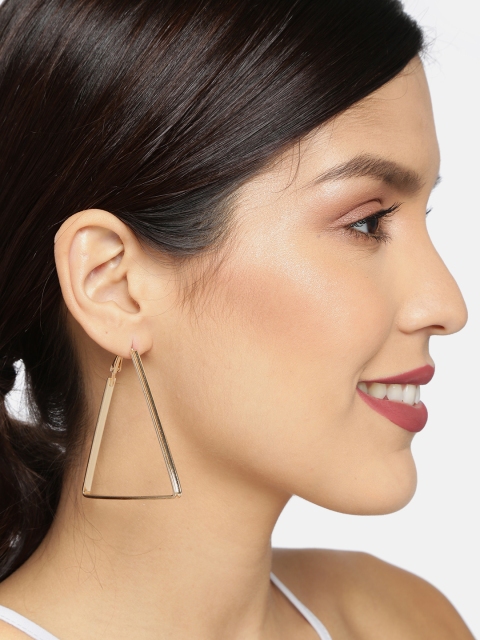 

Ayesha Gold-Toned Geometric Hoop Earrings