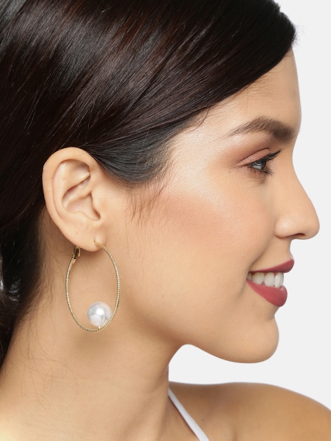 

Ayesha Gold-Toned Circular Hoop Earrings