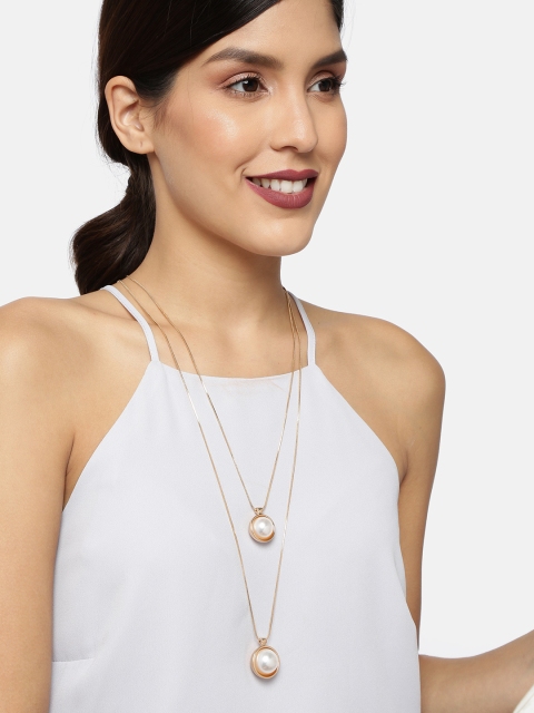 

Ayesha Gold-Plated Dual Layered Pearl Necklace