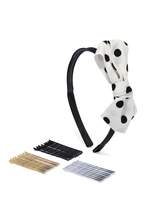 

Ayesha Black & White Embellished Hair Accessory Set