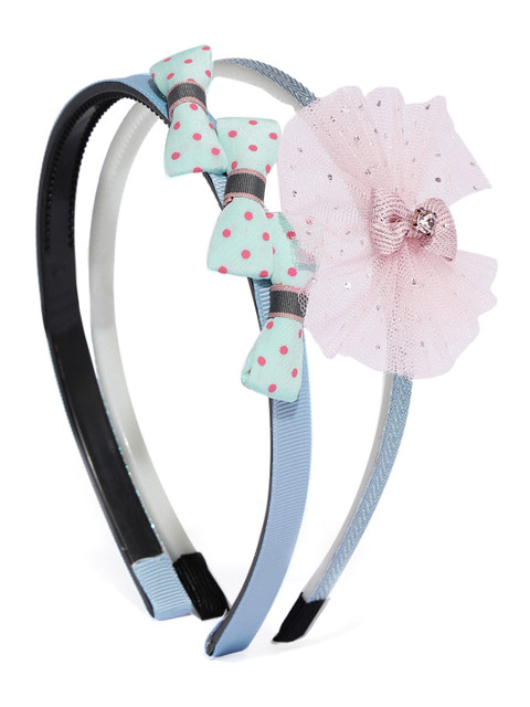 

lil' star Girls Blue Set of 2 Embellished Hairbands