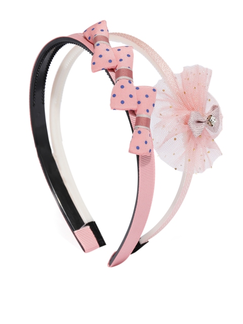 

lil' star Girls Pink Set of 2 Embellished Hairbands