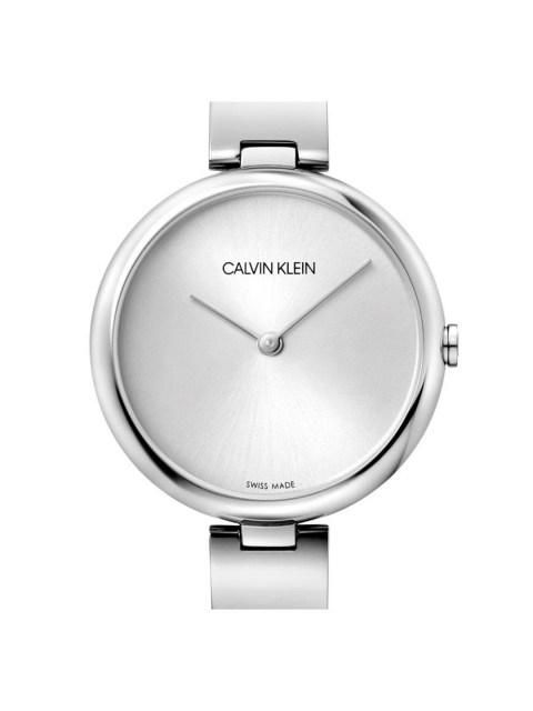 

Calvin Klein Wavy Women Silver-Toned Analogue Watch K9U23146