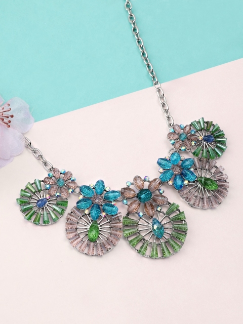 

Rubans Silver-Toned Necklace