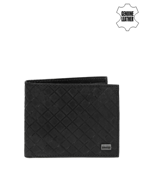 

Flying Machine Men Black Genuine Leather Wallet