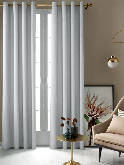 

Aura Grey Single Jacquard Door Curtain