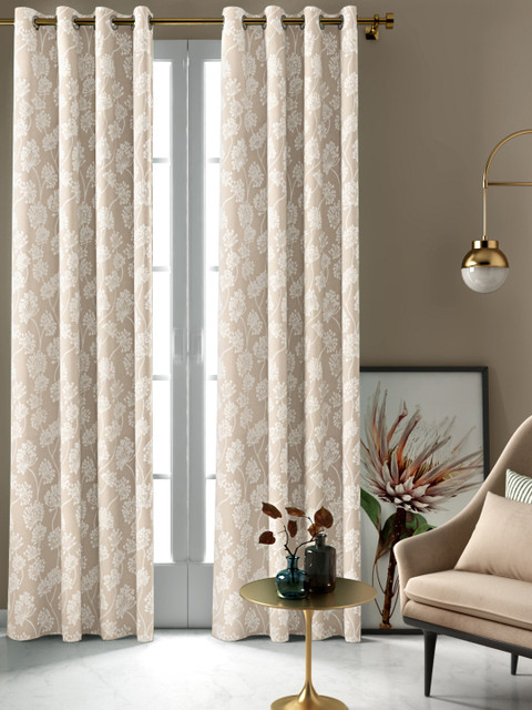 

Aura Pink Single Patterened Door Curtain