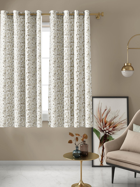 

Aura Green Jacquard Patterened Single Window Curtain