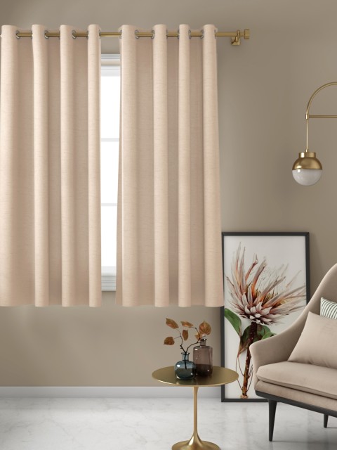 

Aura Beige Single Jacquard Window Curtain