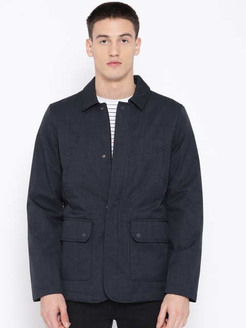 

Geox Men Navy Blue Solid Lightweight Padded Jacket
