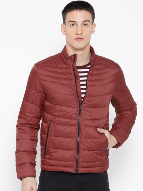 

Geox Men Maroon Solid Lightweight Padded Jacket