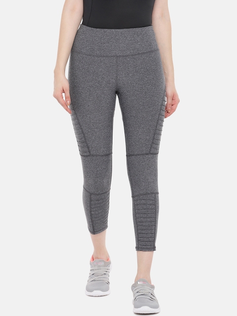 

ARX Active Women Grey Solid Cropped Tights