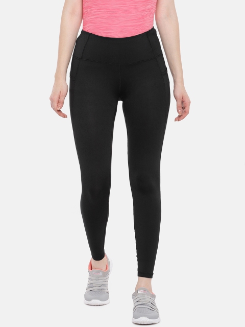 

ARX Active Women Black Solid Tights