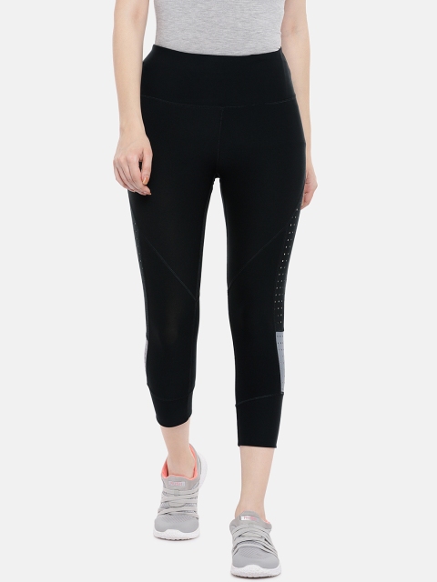 

ARX Active Women Black Solid X-Dri Moisture Wicking Tights