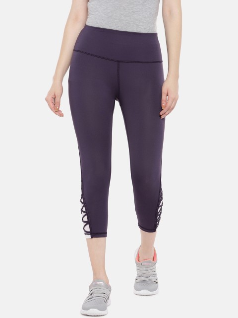 

ARX Active Women Purple Solid X-Dri Moisture Wicking Tights