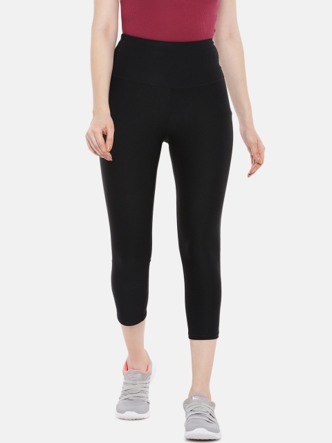 

ARX Active Women Black Solid X-Dri Moisture Wicking Tights