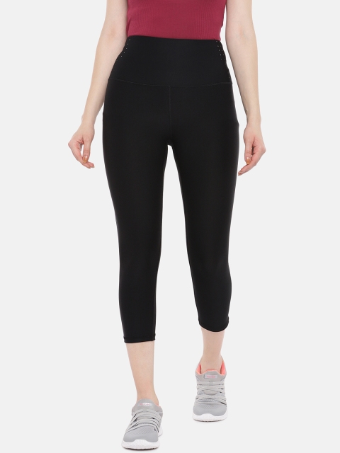 

ARX Active Women Black Solid X-Dri Moisture Wicking Tights