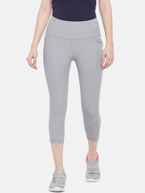

ARX Active Women Grey Solid X-Dri Moisture Wicking Tights