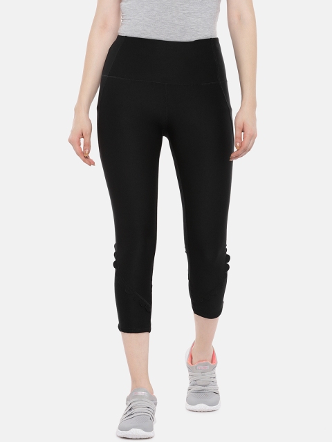 

ARX Active Women Black Solid X-Dri Moisture Wicking Tights