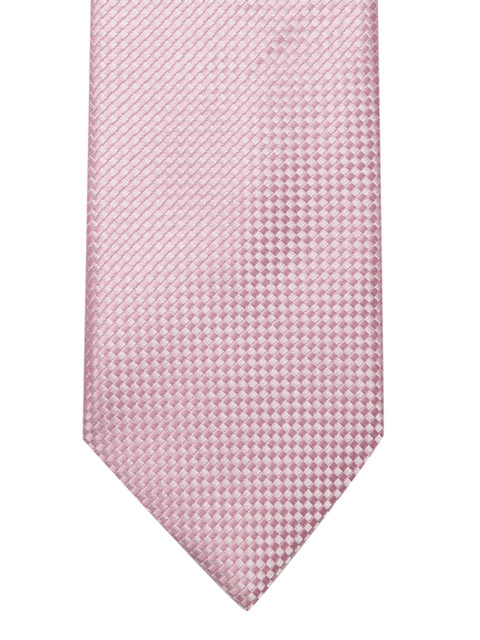 

Lino Perros Pink Woven Design Broad Tie