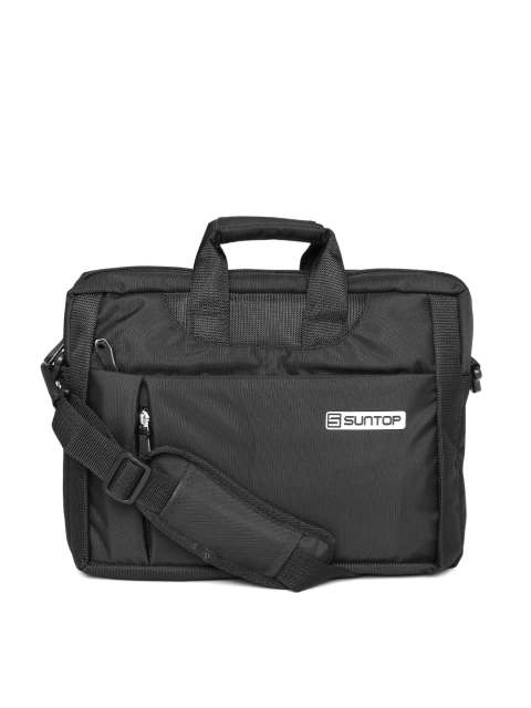 

Suntop Unisex Men Black Laptop Bag