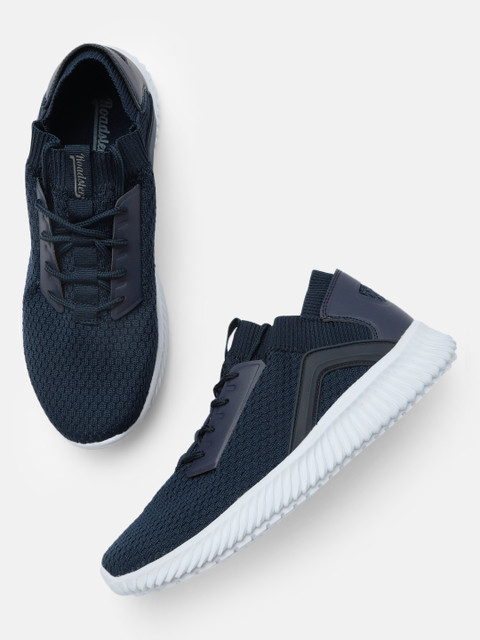 

Roadster Men Navy Blue Solid Sneakers