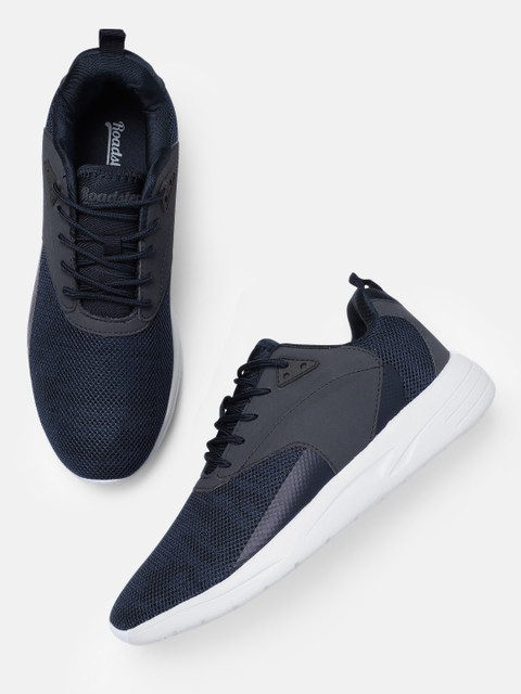 

Roadster Men Blue Solid Sneakers