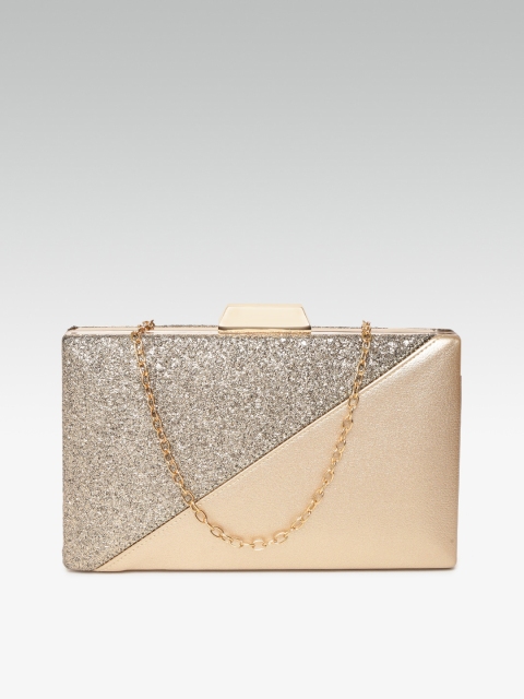 

20Dresses Gold-Toned Textured Box Clutch