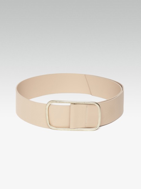 

20Dresses Women Beige Solid Belt