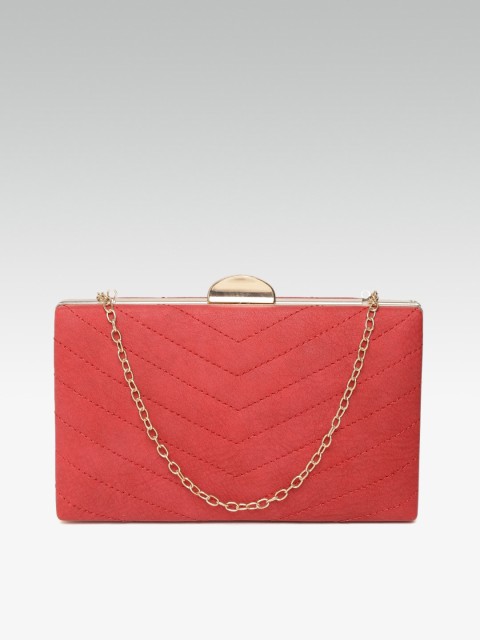 

20Dresses Red Woven Design Box Clutch