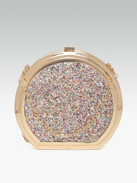 

20Dresses Gold-Toned Embellished Box Clutch