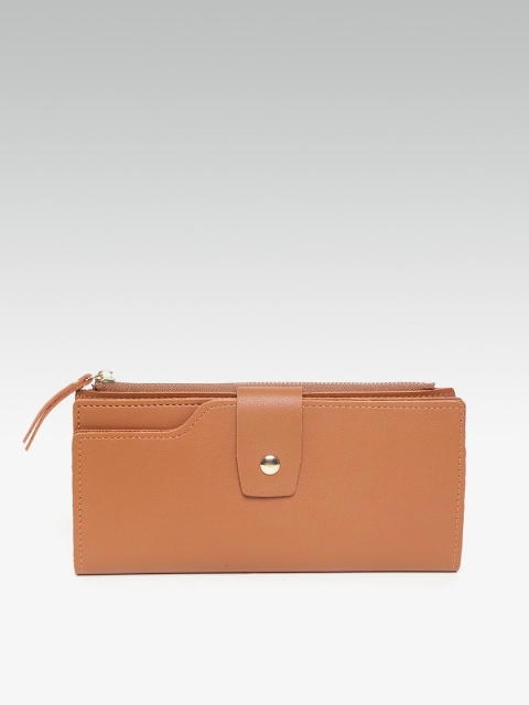 

20Dresses Women Brown Solid Two Fold Wallet