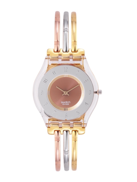 

Swatch Women Rose Gold-Toned Analogue Watch SFK240B