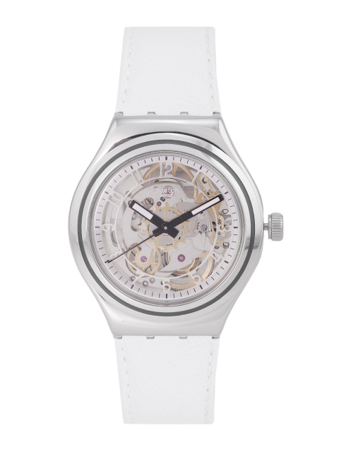 

Swatch TimetoSwatch-Core Men Silver Water Resistant Analogue Watch YAS112C