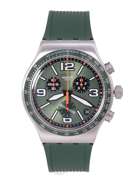 

Swatch Irony Unisex Olive Water Resistant Analogue Watch YVS462