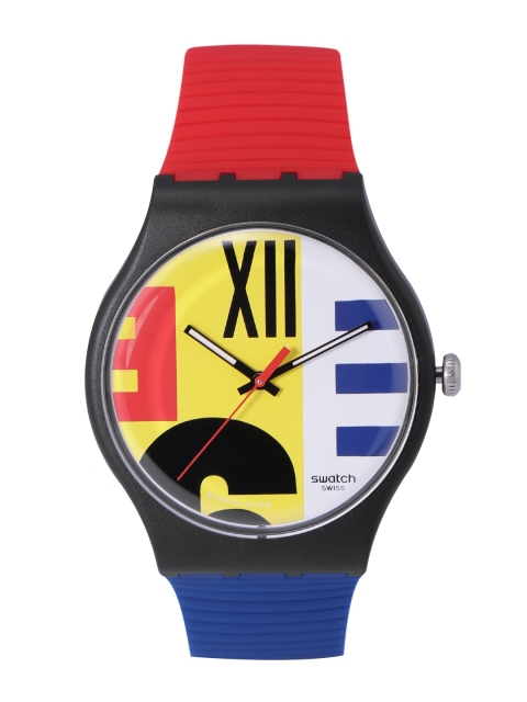 

Swatch Vintage Unisex Yellow Water Resistant Analogue Watch SUOB171